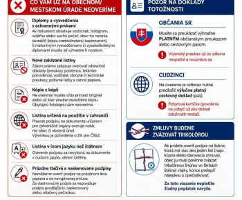 Aktuality / Nové pravidlá pre overovanie listín a podpisov od 01. 09. 2026 - foto